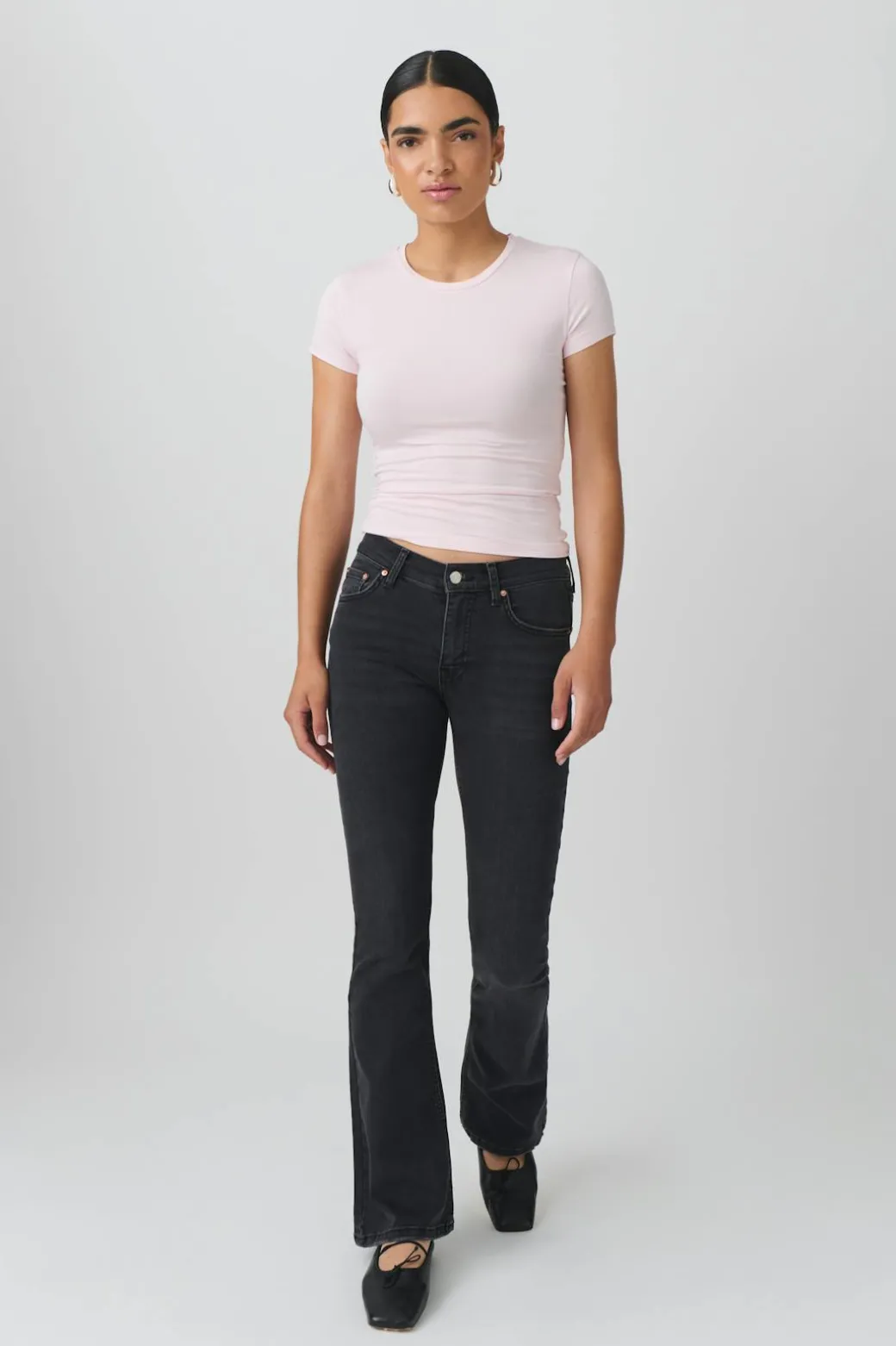 Low waist bootcut jeans