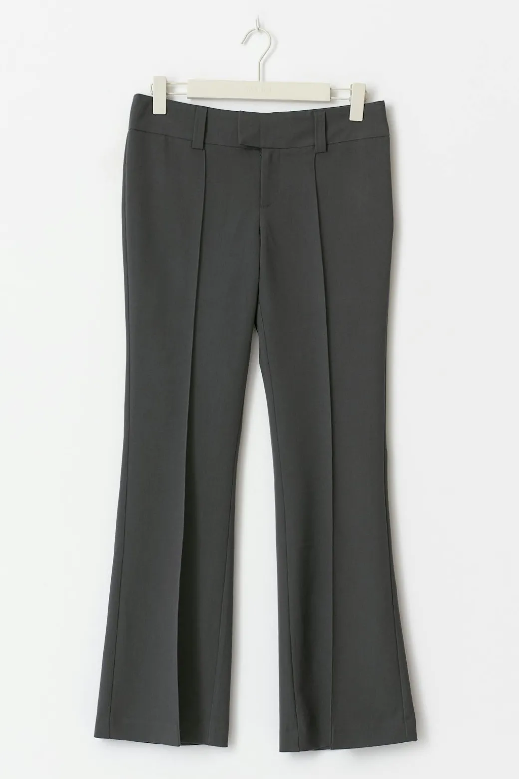 Low waist bootcut trousers