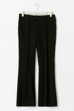 Low waist bootcut trousers