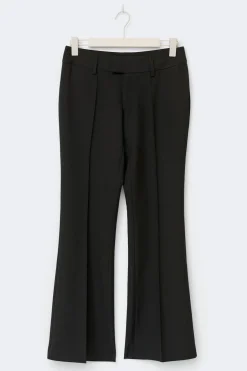 Low waist bootcut trousers