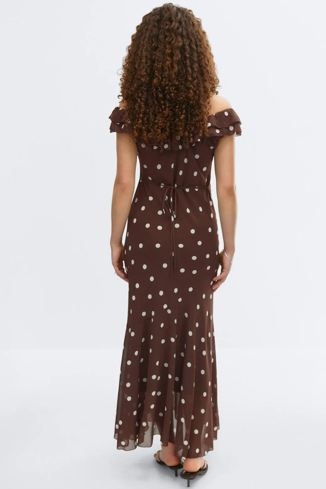 Maxi frill dress