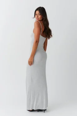 maxi slip dress