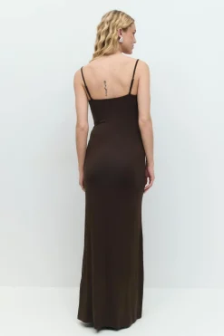 maxi slip dress