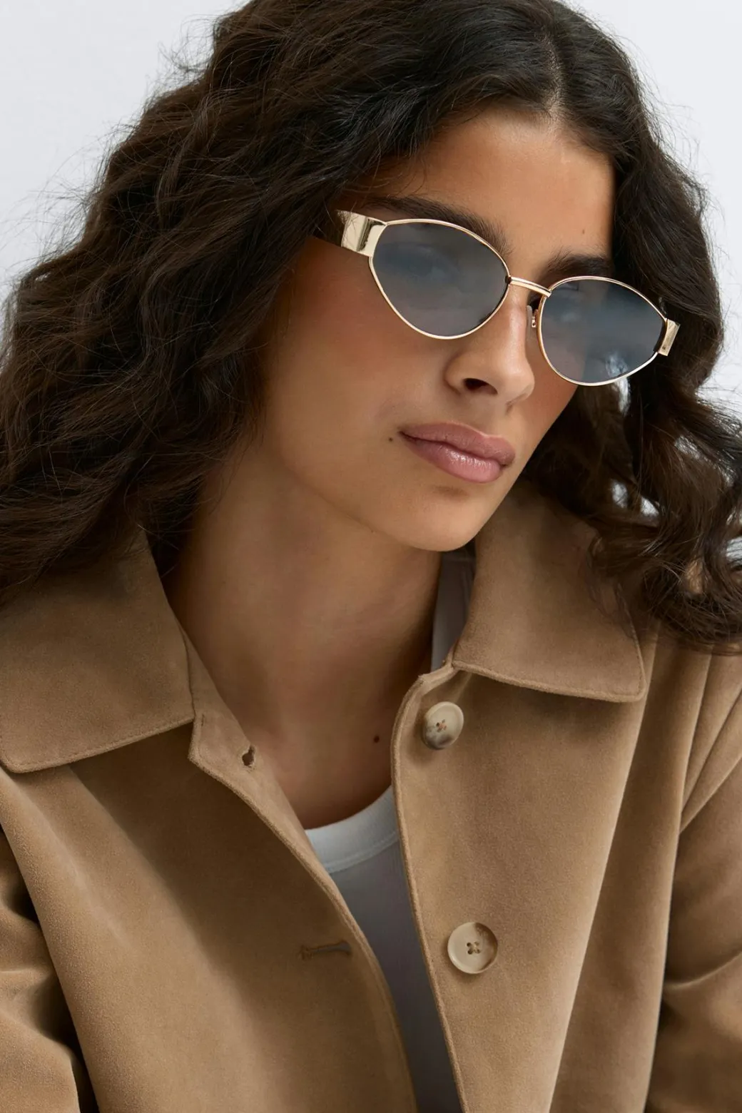 Metal frame sunglasses