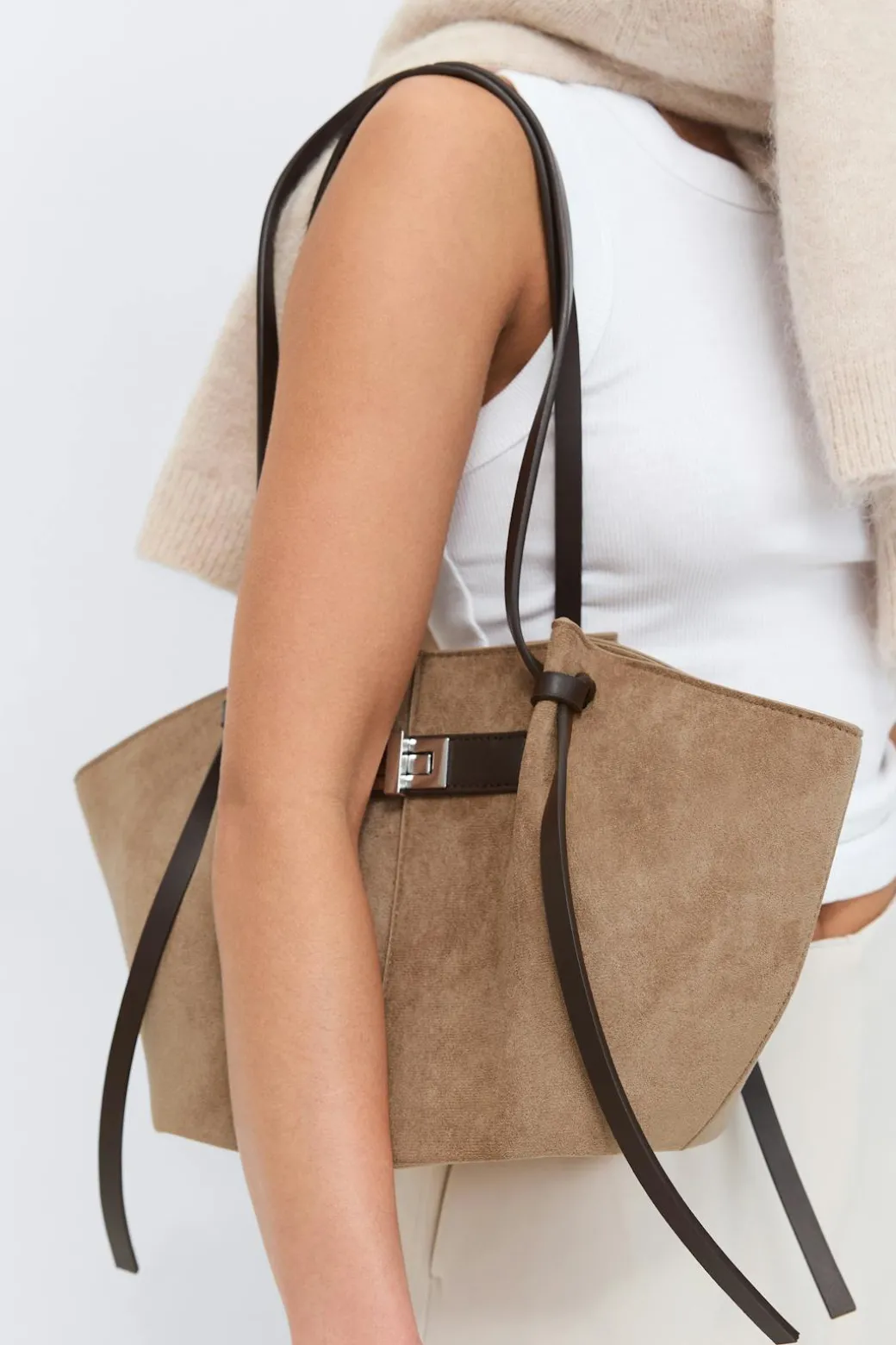 Midi long strap bag