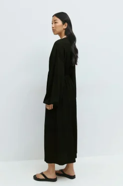 Midi wrap dress