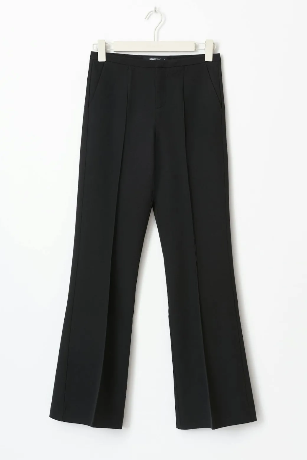 mid waist bootcut trousers