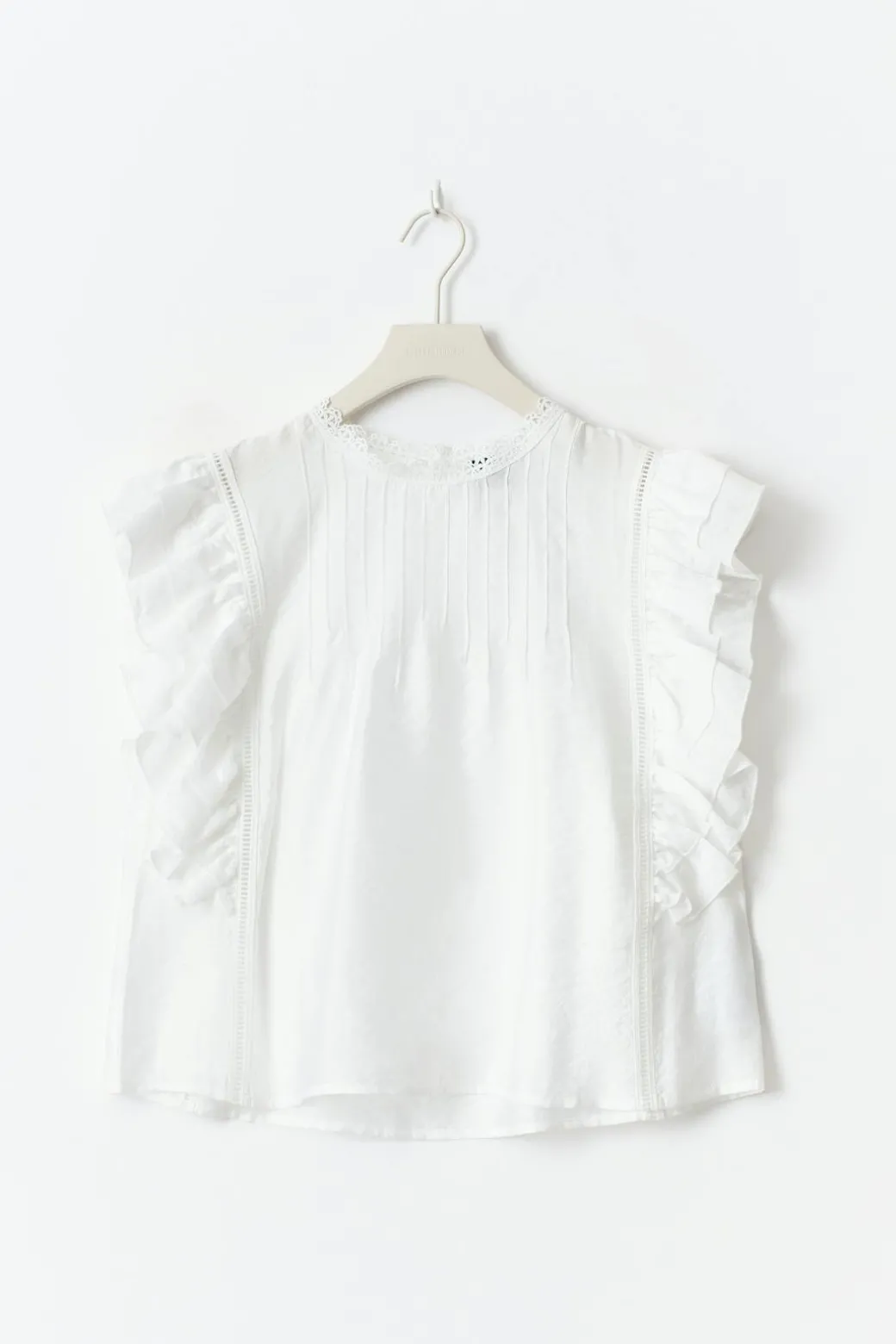 Mini boho frill top