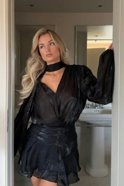 Mini frill dress