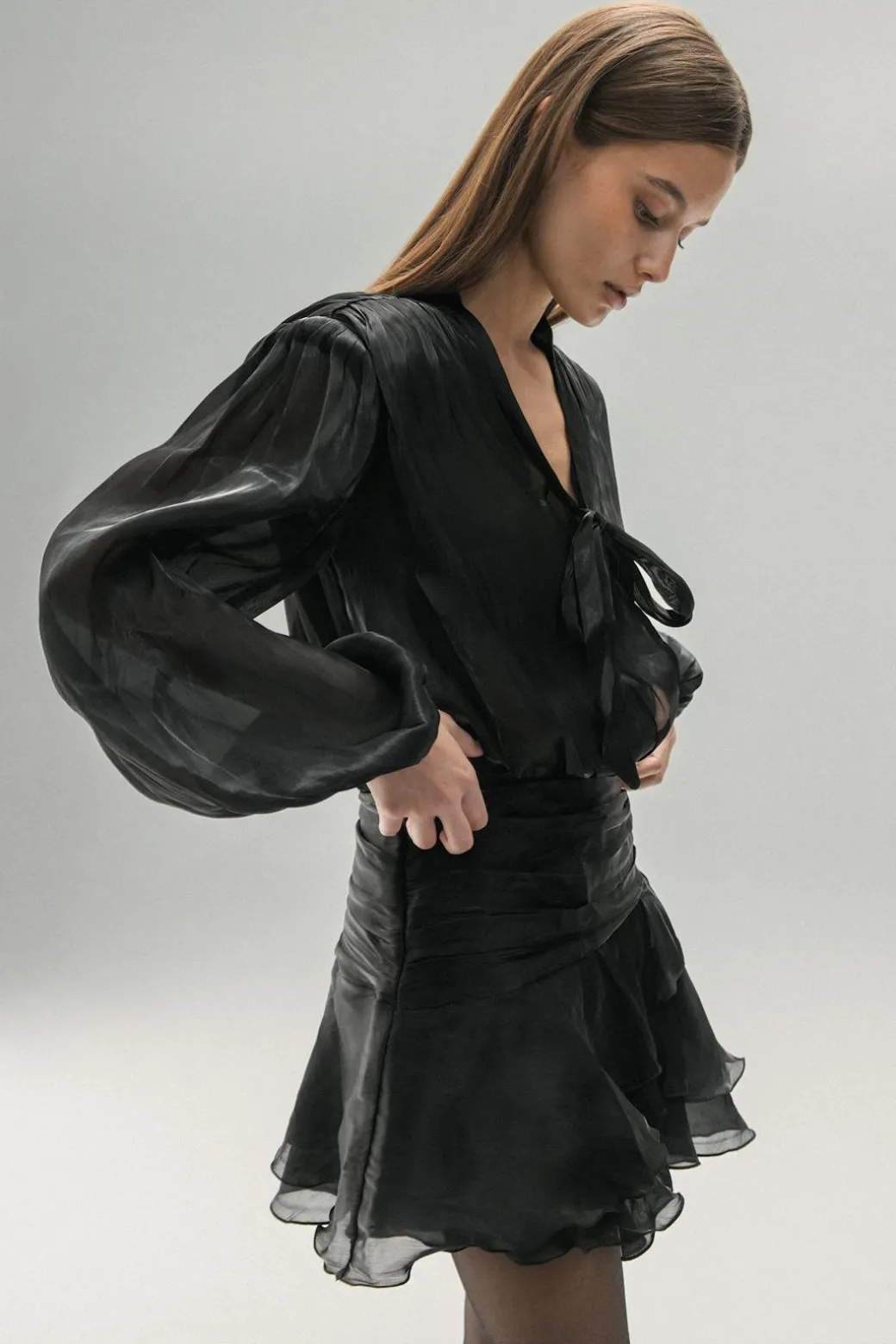 Mini frill dress