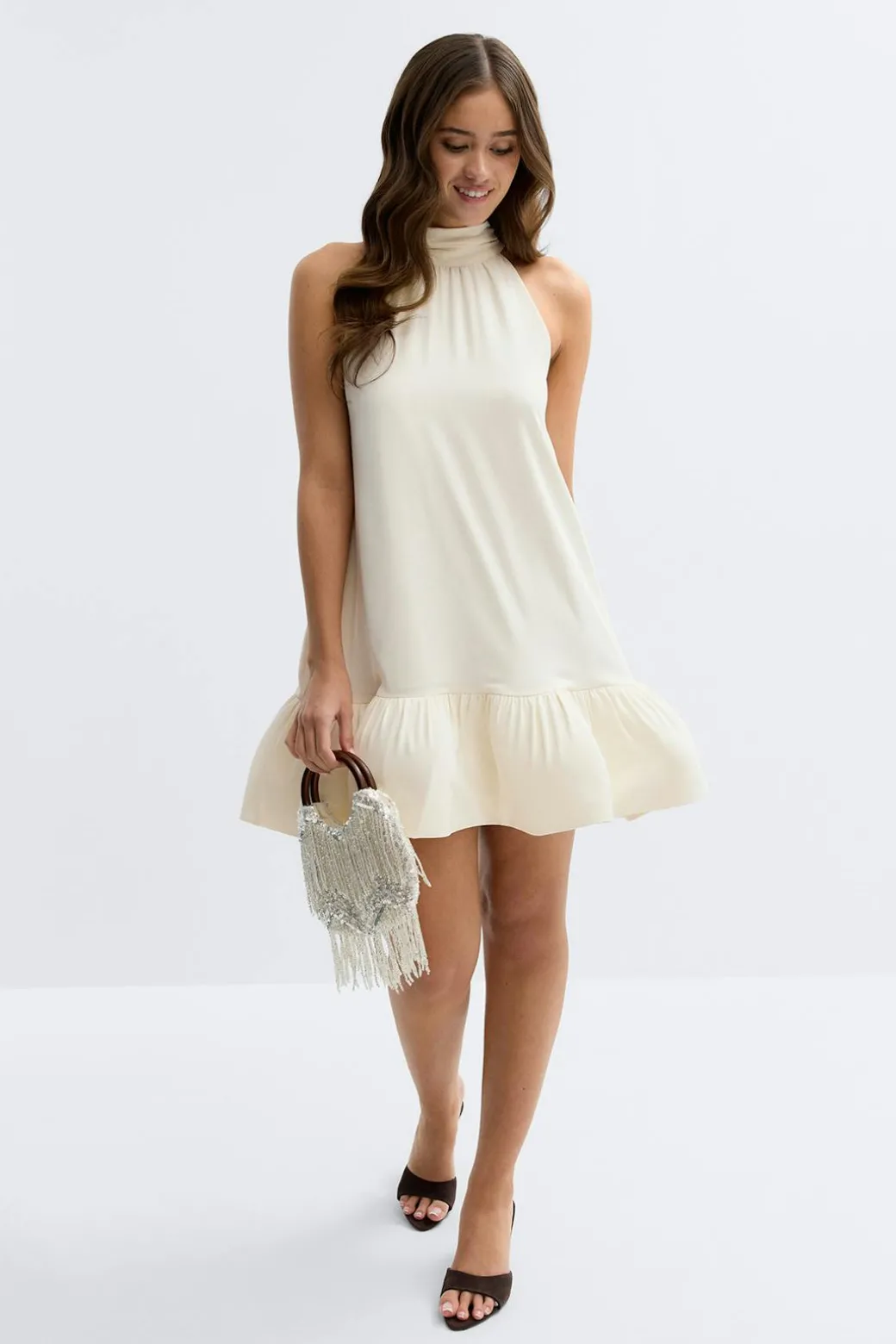 Mini frill dress