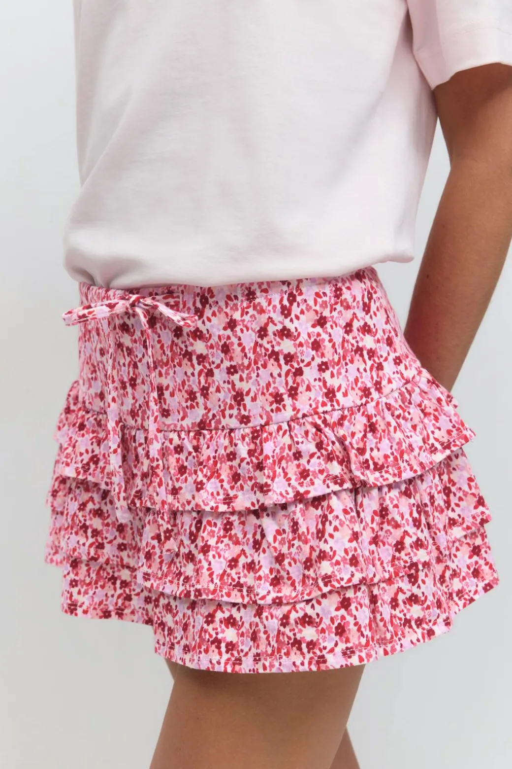 Mini frill skirt