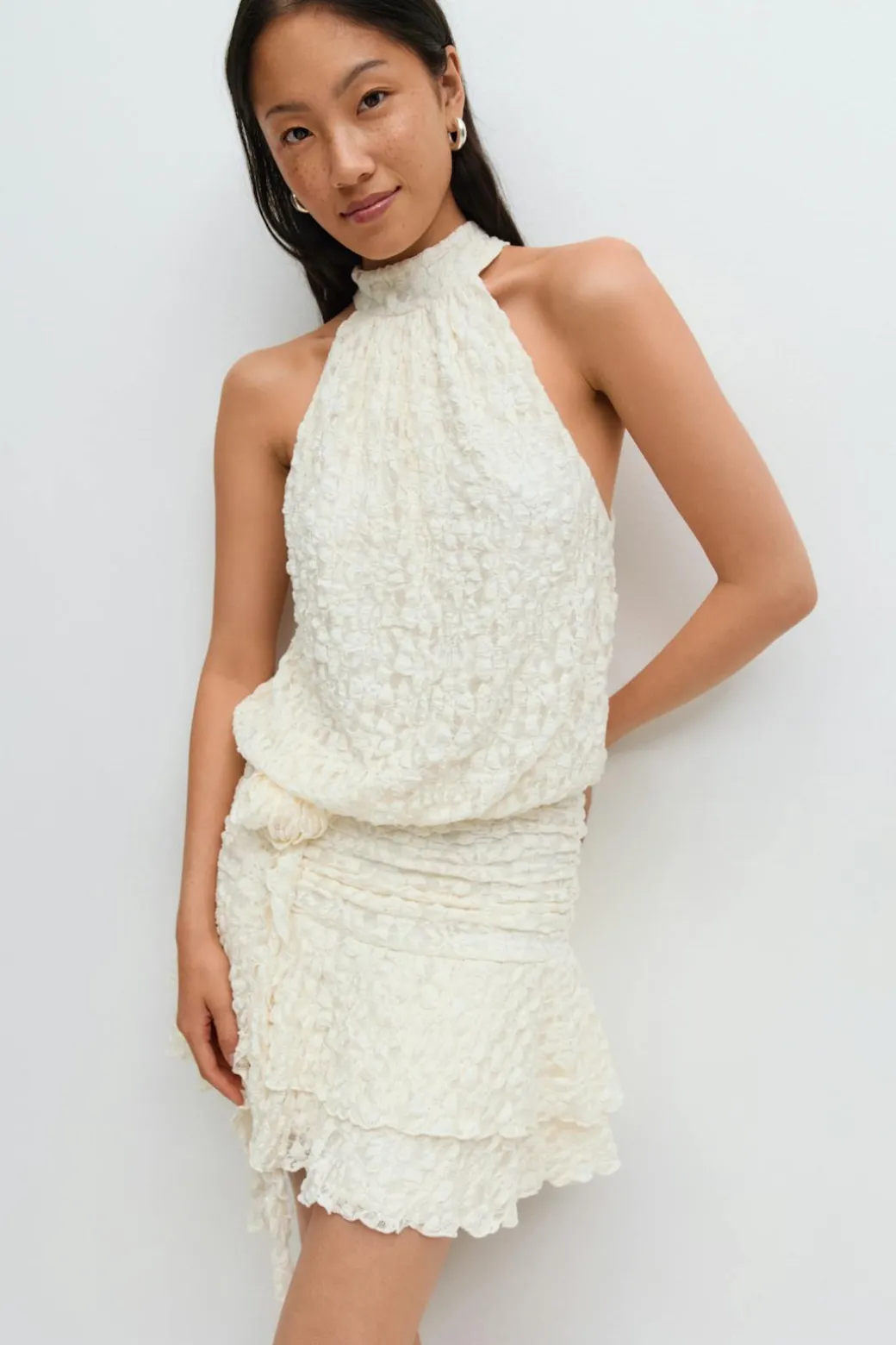 Mini lace dress