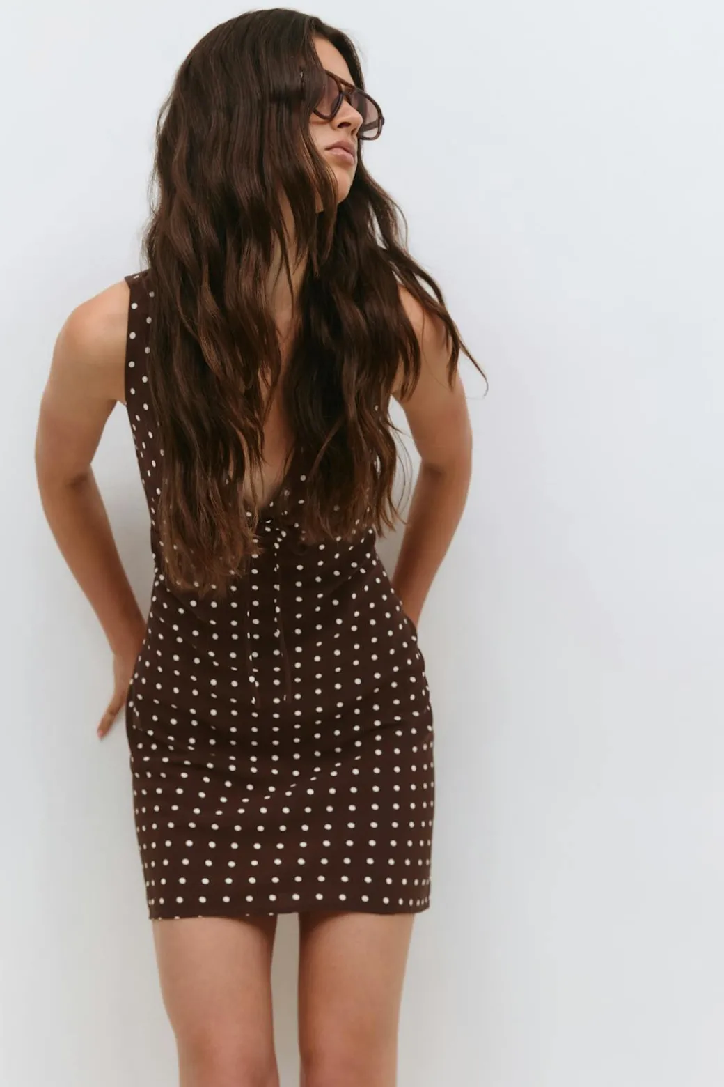 Mini slip dress