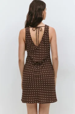 Mini slip dress