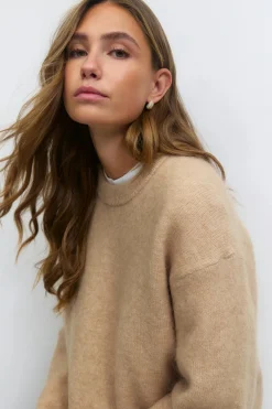 Mohair knitted sweater