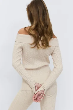 14+ off shoulder sweater