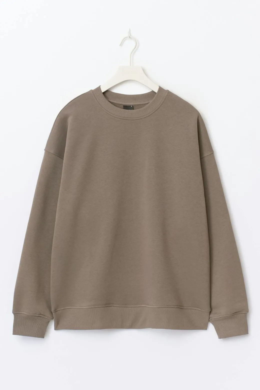 Oversized crew neck sweater
