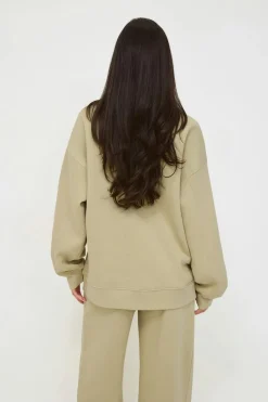 Oversized crew neck sweater