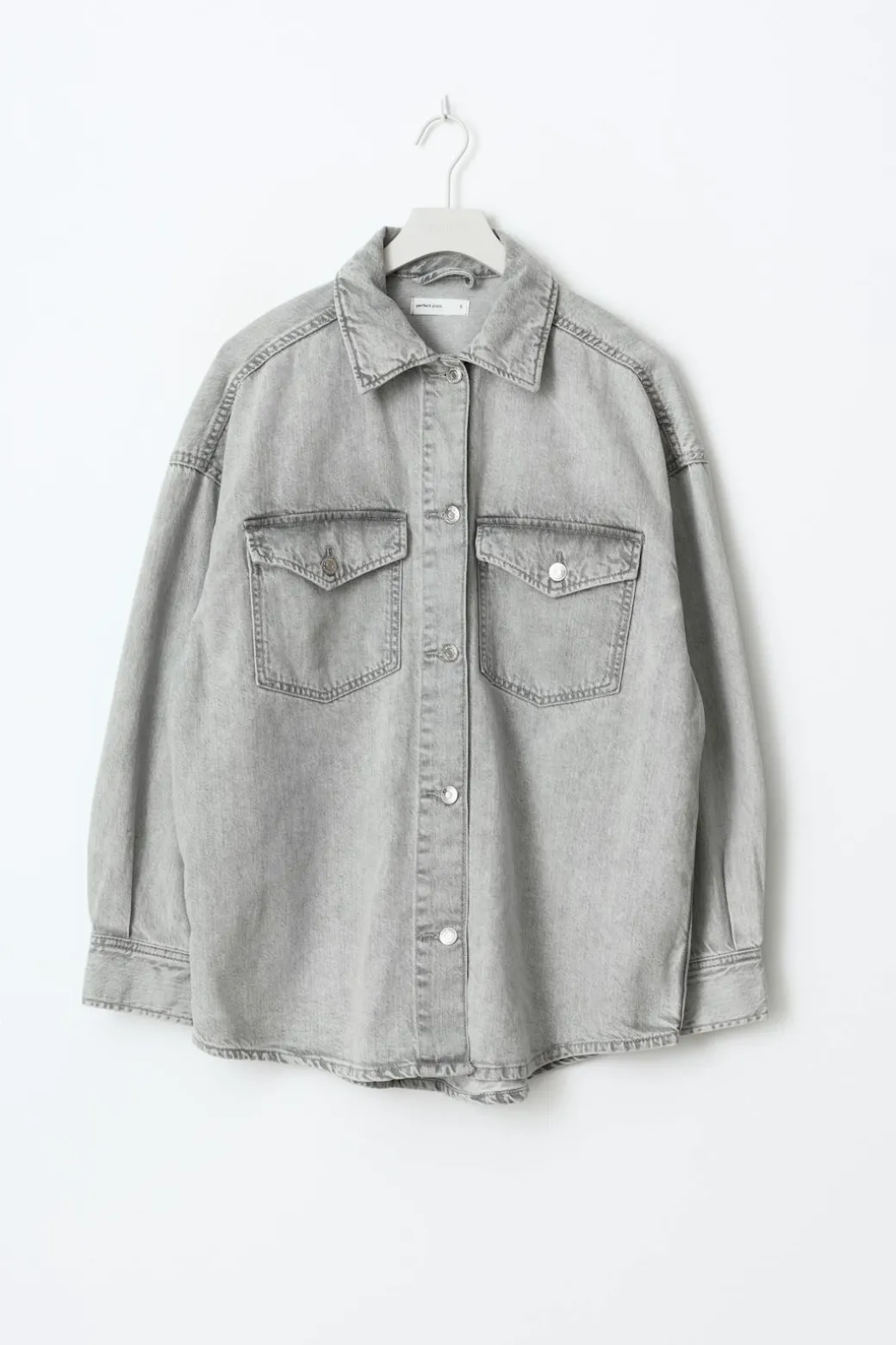 Oversize denim shirt