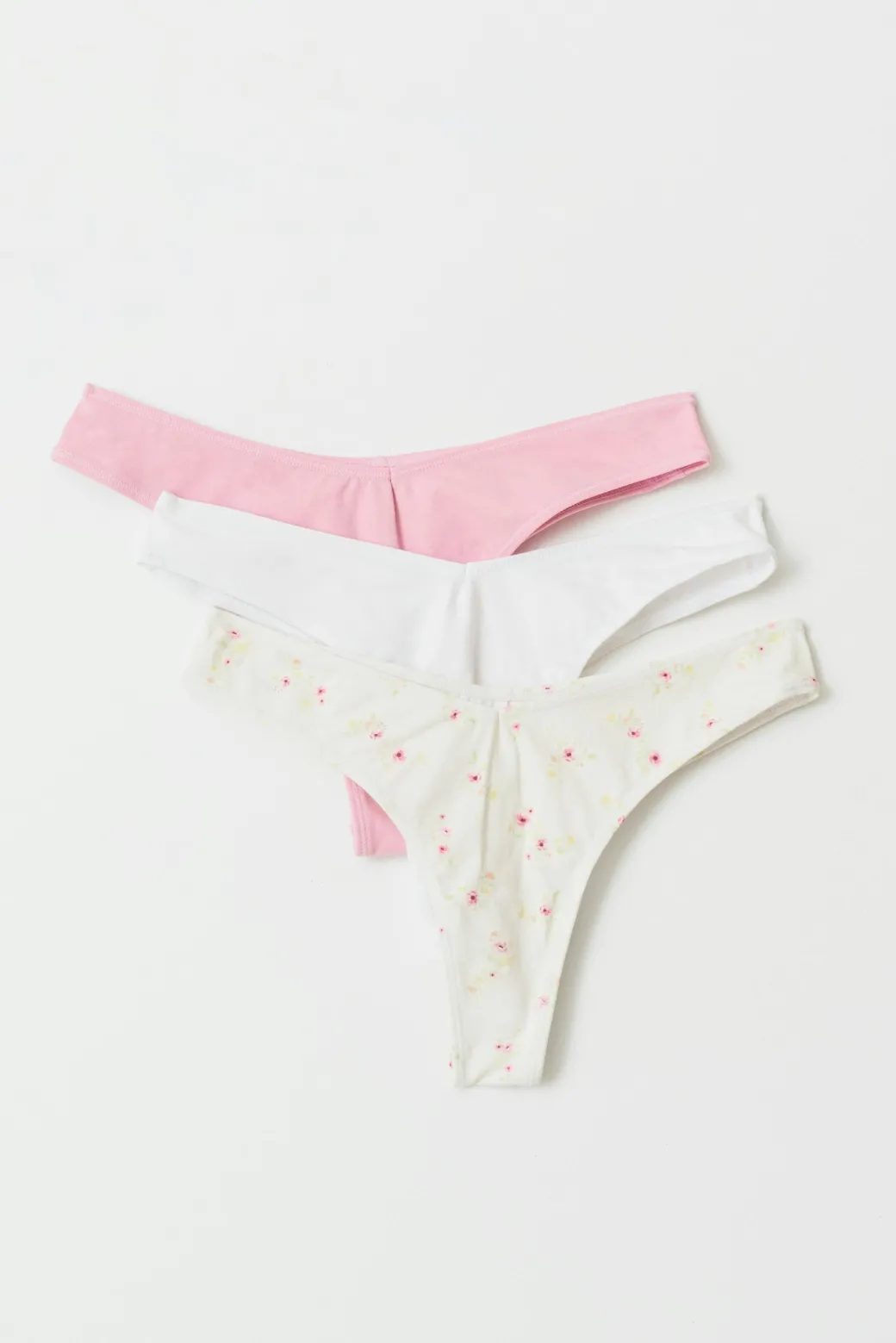 3-pack cotton thong