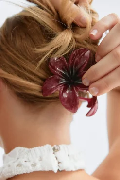 3-pack flower hair clip