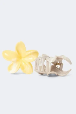 2-pack flower hair clips
