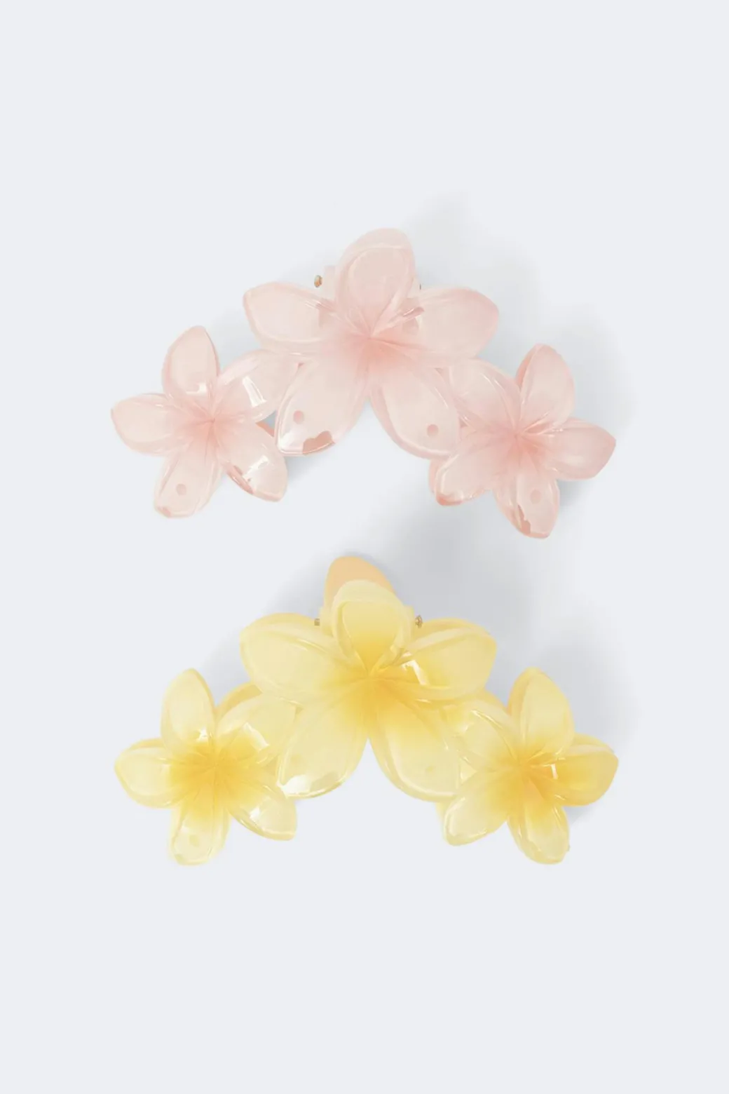 2-pack flower hair clips