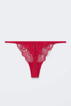 3-pack lace thong