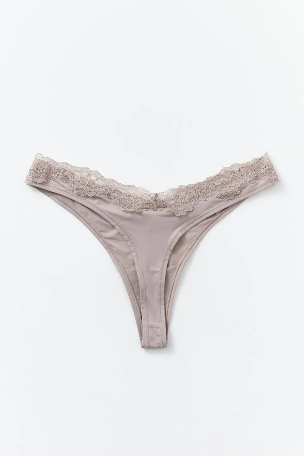 2-pack soft lace detail thong