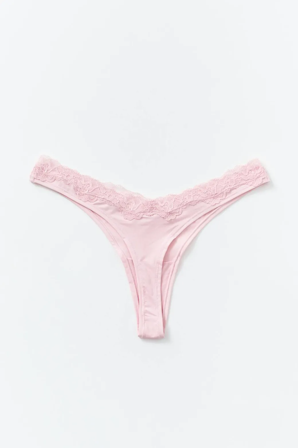 2-pack soft lace detail thong