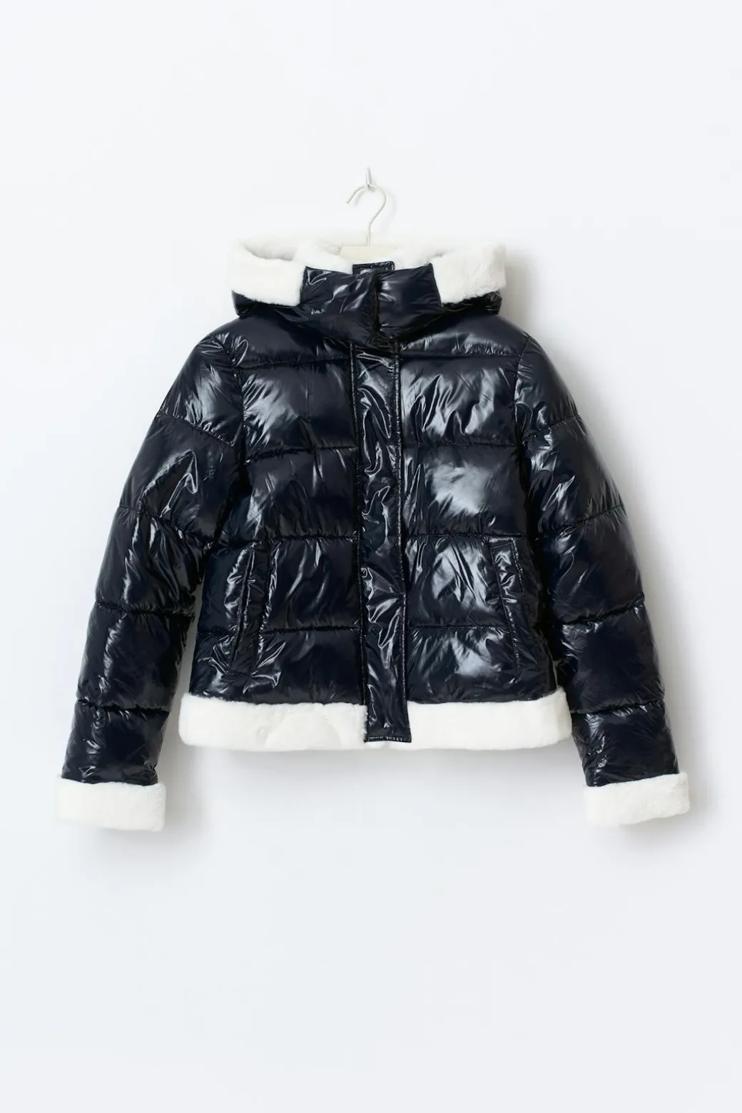 14+ padded fur jacket