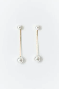 Pearl earrings
