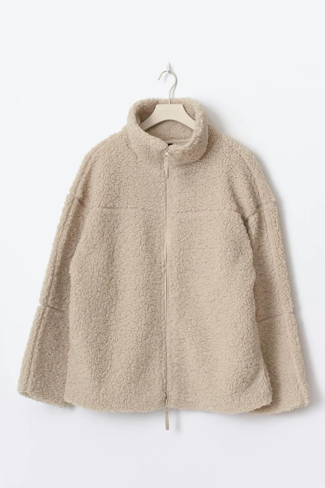 Pile zip jacket