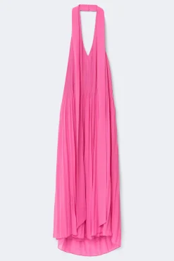 Pleated maxi dress