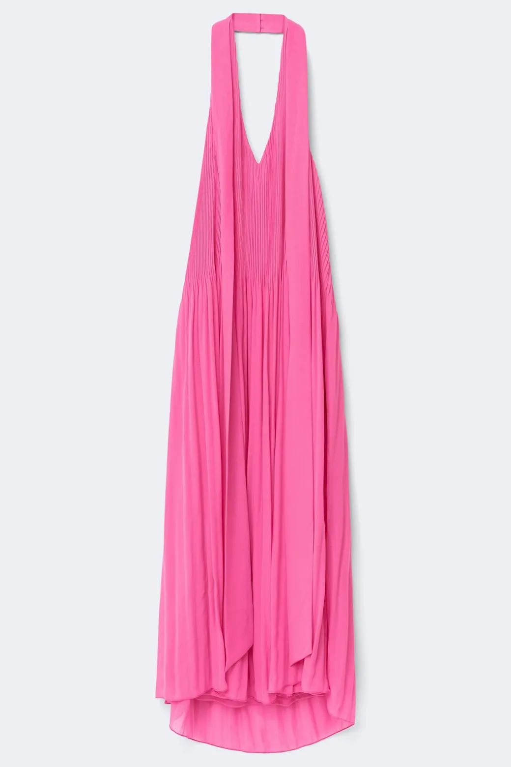 Pleated maxi dress