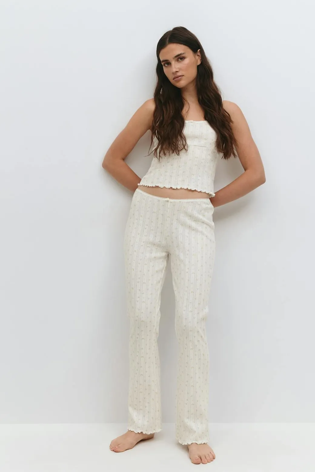 Pointelle trousers