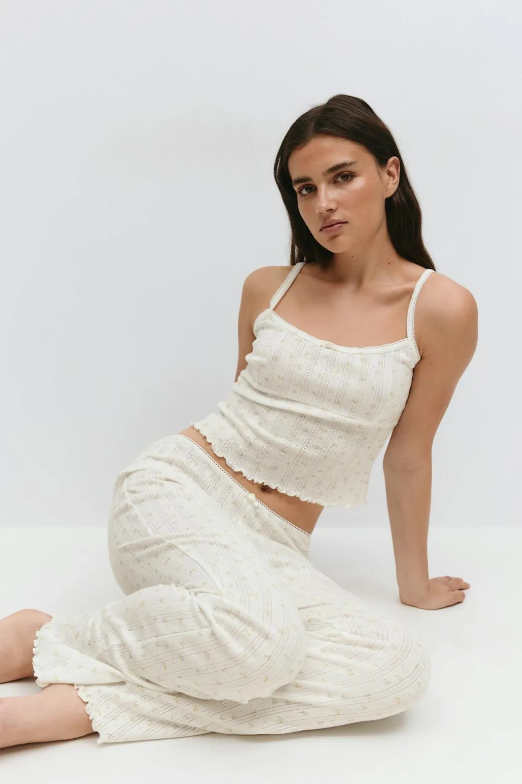 Pointelle trousers