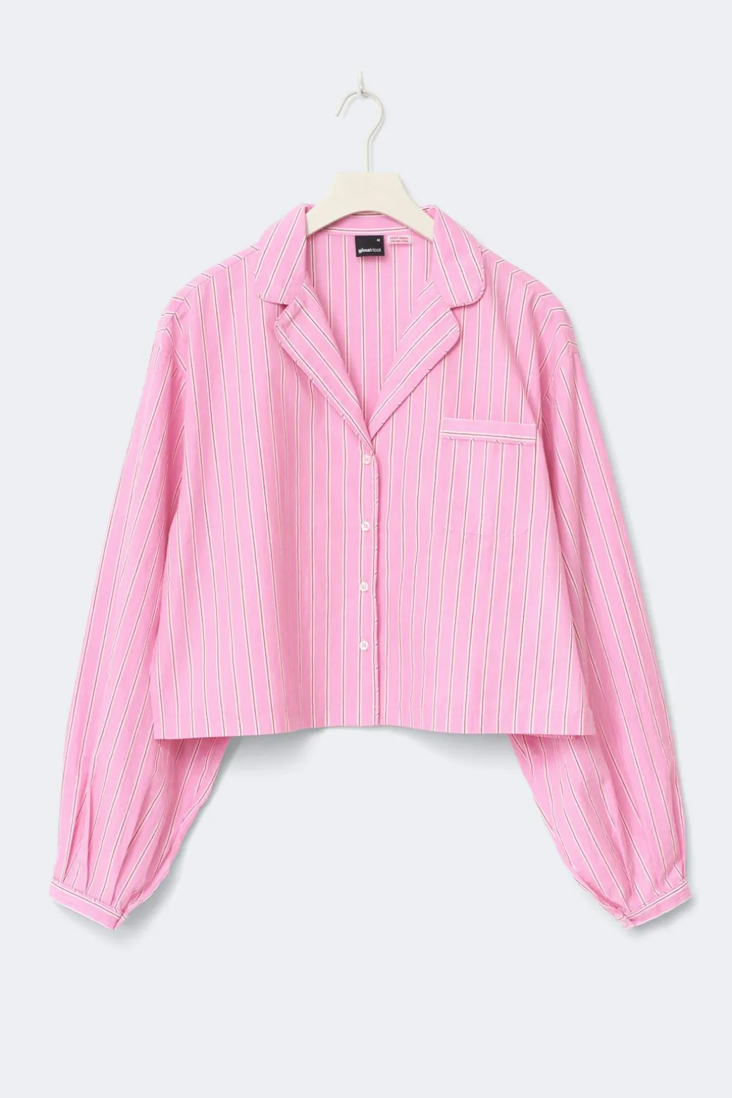 Poplin pyjamas shirt