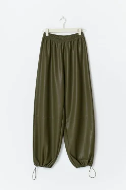 Pu balloon trousers