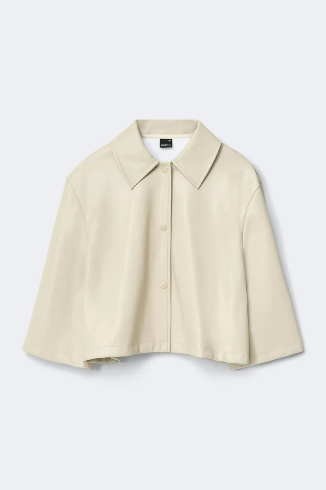 Pu cape jacket
