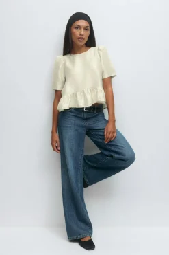 Puff sleeve blouse