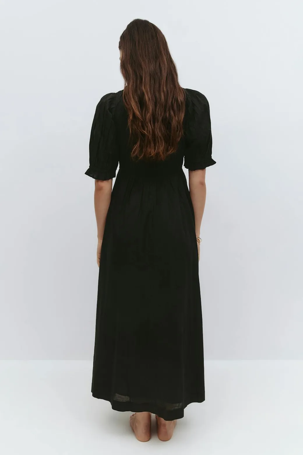 Puff sleeve dress