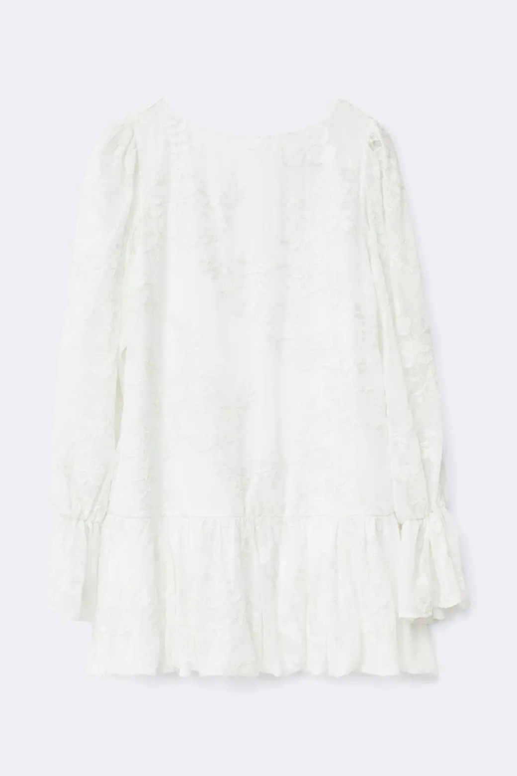 Puff sleeve mini dress