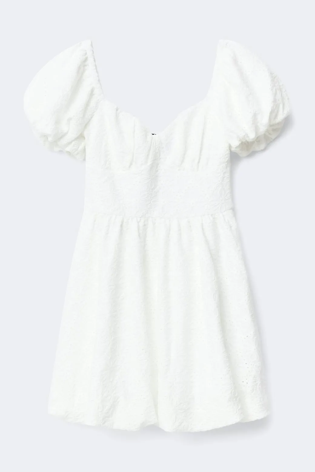 Puff sleeve mini dress