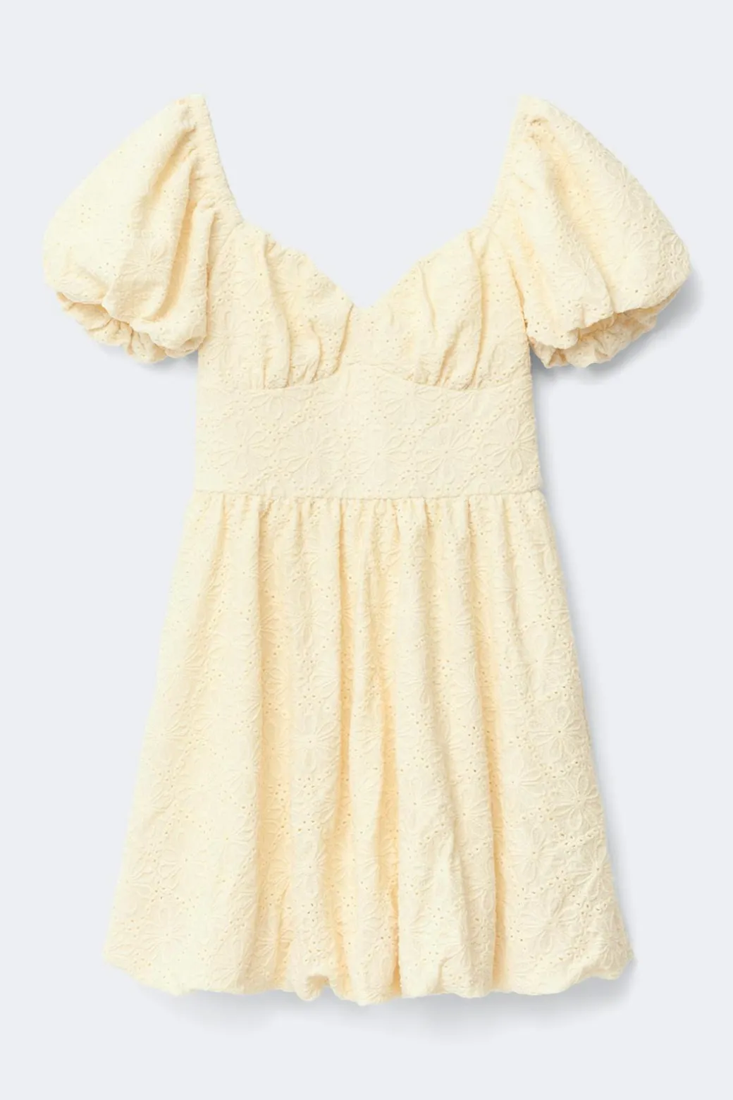 Puff sleeve mini dress