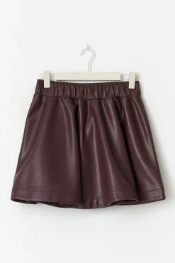 Pu mini skirt