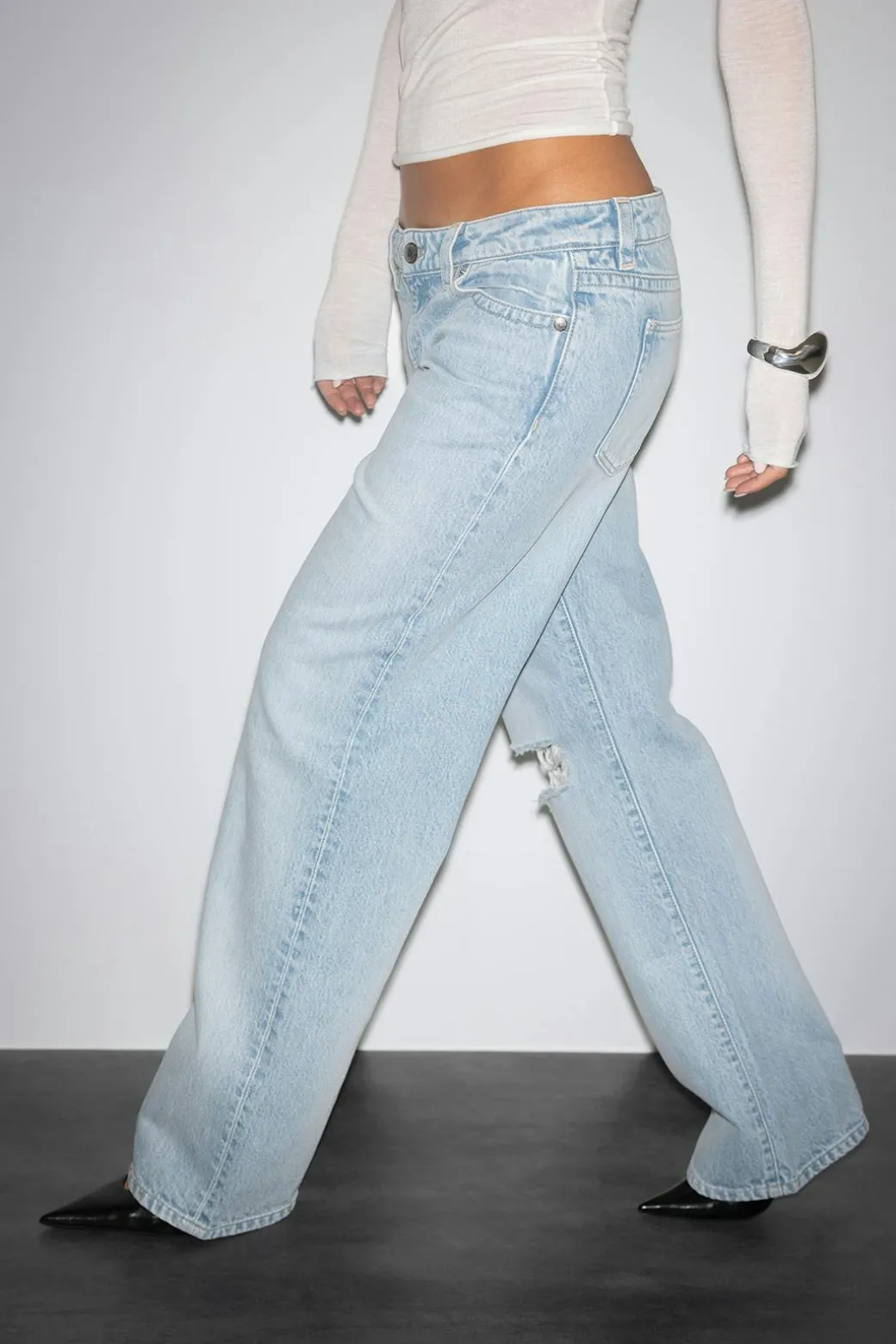 Rebel low wide jeans