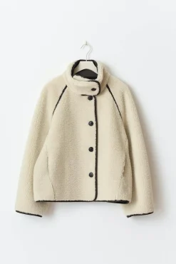 Reversible teddy jacket