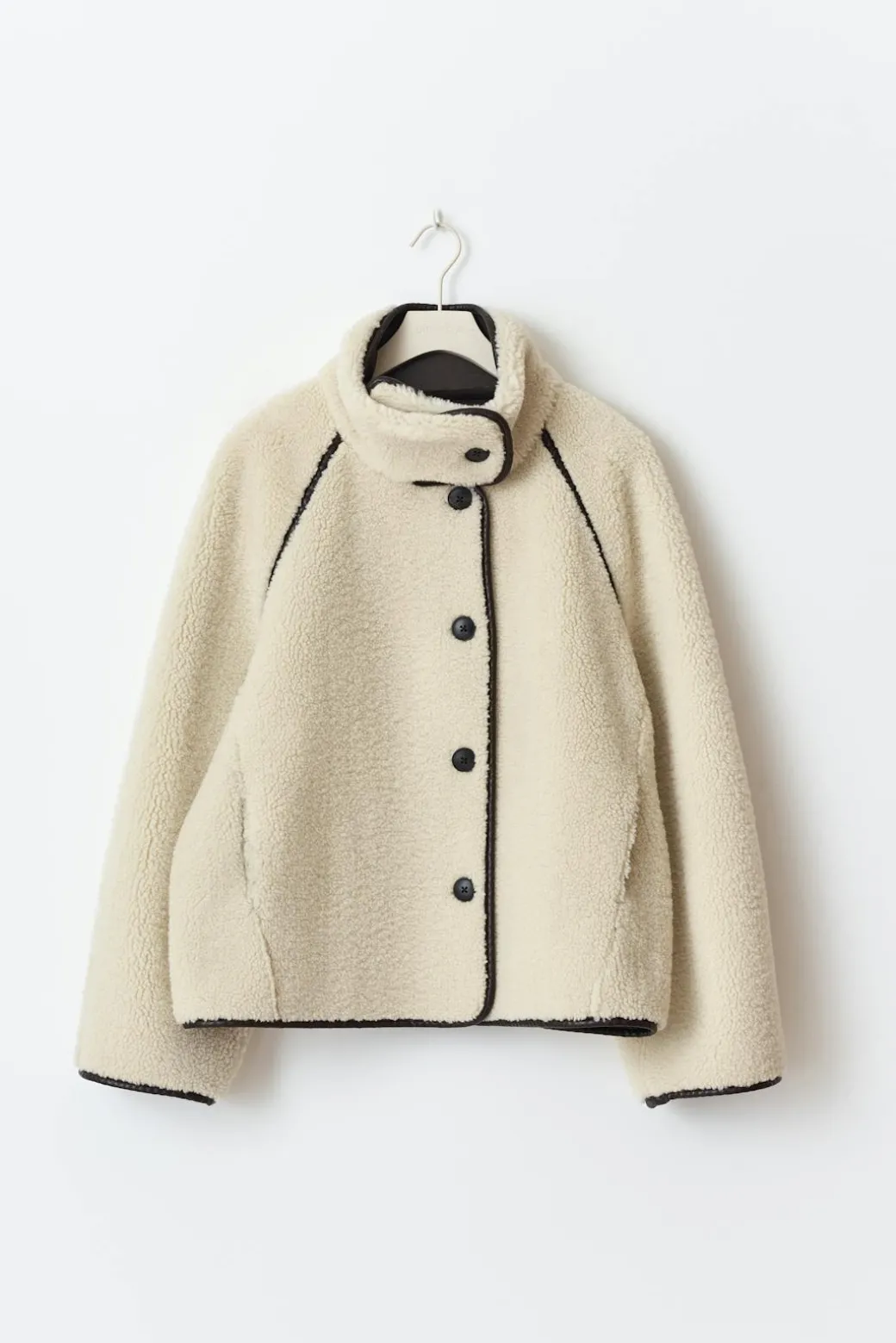 Reversible teddy jacket